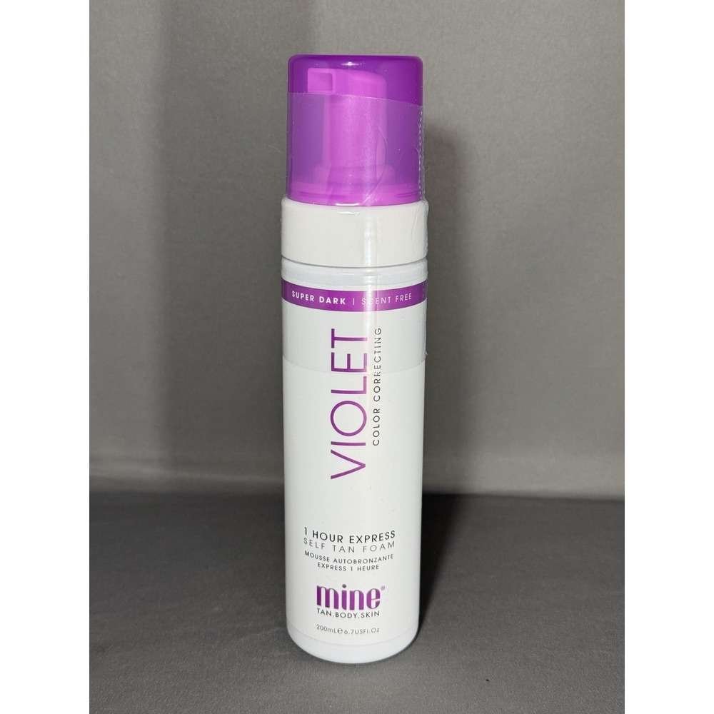 MineTan Super Dark Violet Self Tan Foam 200ml New